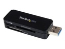 StarTech.com Lector USB 3.0 Super Speed Compacto de Tarjetas de Memoria Flash SD MicroSD SDHC SDXC MMC Memory Stick Card Reader PC Mac - Lector de tarjetas (Multiformato) - USB 3.0