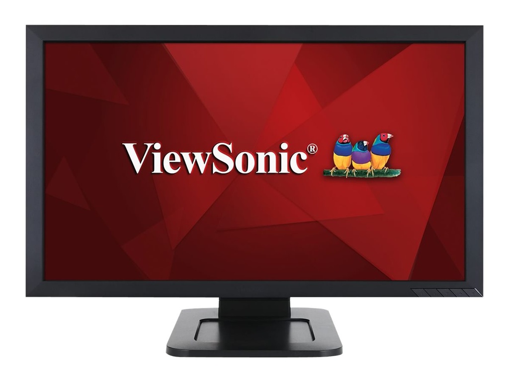 ViewSonic TD2421 - Monitor LED - 24" (23.6" visible) - pantalla táctil - 1920 x 1080 Full HD (1080p) - MVA - 250 cd/m² - 3000:1 - 5 ms - HDMI, DVI-I, VGA - altavoces