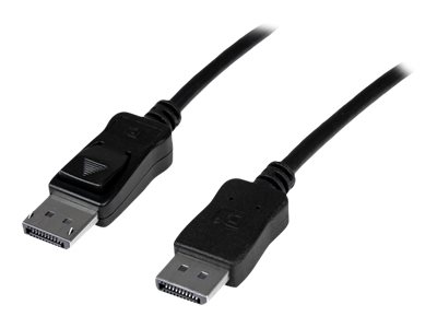StarTech.com Cable de 15m de Extensión DisplayPort Activo - 2x Macho DP - Extensor - Negro - Cable DisplayPort - DisplayPort (M) a DisplayPort (M) - 15 m - activo, trabado - negro