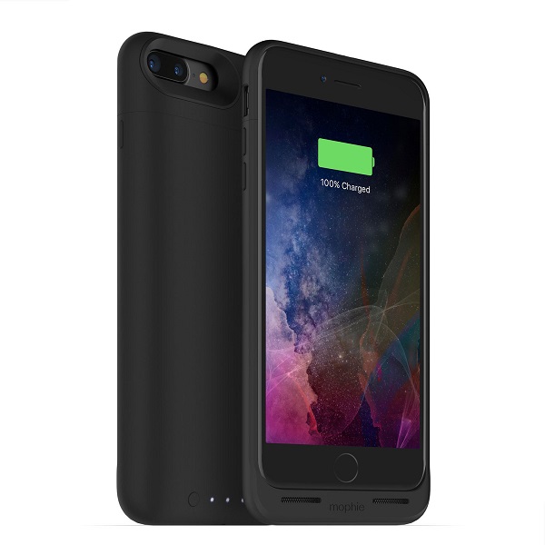 mophie Juice Pack Air - Caja de batería para teléfono móvil - negro - para Apple iPhone 7 Plus