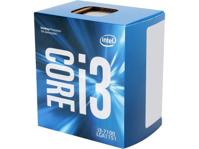 Intel Core i3 7100 - 3.9 GHz - 2 núcleos - 2 Núcleos - 4 hilos - 3 MB caché - Socket LGA1151 - 7ma Generación - Caja