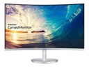Samsung C27F591FDL - CF591 Series - monitor LED - curvado - 27" - 1920 x 1080 Full HD (1080p) - VA - 250 cd/m² - 3000:1 - 4 ms - HDMI, VGA, DisplayPort - altavoces - plata