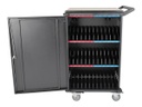 Tripp Lite 36-Port AC Charging Cart Storage Station Chromebook Laptop Tablet - Carrito carga y gestión para 36 portátiles - bloqueable - acero resistente - negro