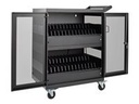 Tripp Lite 32Port AC Charging Cart Storage Station Chromebook Laptop Tablet - Carrito - para 32 portátiles - acero - negro