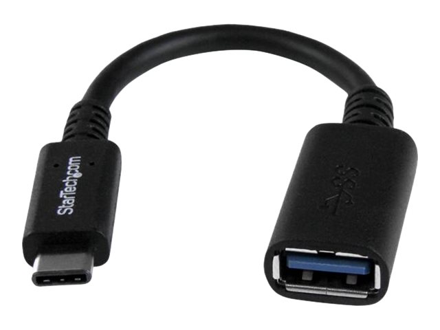 StarTech.com Adaptador USB 3.1 Type-C a A - Conversor USB-C - Adaptador USB - USB-C (M) a USB Tipo A (H) - USB 3.0 - 15.2 cm - negro - para P/N: DK31C3HDPD, DK31C3HDPDUE, HB31C2A2CB, HB31C3A1CS, HB31C3ASDMB, HB31C4AS, PEXUSB311AC3