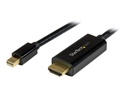 StarTech.com Cable Conversor Mini DisplayPort a HDMI de 2m - Color Negro - Ultra HD 4K - Cable de vídeo - Mini DisplayPort (M) a HDMI (M) - 2 m - negro - compatibilidad con 4K