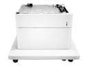 HP Paper Feeder and Stand - Base para impresora con alimentador de soportes - 550 hojas en 1 bandeja(s) - para Color LaserJet Managed E65150, E65160; Color LaserJet Managed Flow MFP E67660