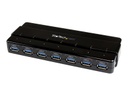 StarTech.com Concentrador Ladrón USB 3.0 de 7 Puertos - Hub de Sobremesa con Adaptador de Alimentación - Hub - 7 x SuperSpeed USB 3.0 - sobremesa - para P/N: BNDTBUSB3142, PEXUS313AC2V, PEXUSB311A1E, PEXUSB312A2, PEXUSB314A2V2, SDMSDRWU3AC