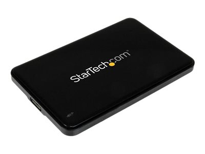 StarTech.com Caja de Disco Duro USB 3.0 con UASP para HDD/SSD SATA III de 2,5 Pulgadas y 7mm de Espesor - Carcasa SuperSpeed SATA de 6Gbps - Caja de almacenamiento - 2.5" - SATA 6Gb/s - 600 MBps - USB 3.0 - negro