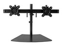 StarTech.com Soporte para Dos Monitores - Base para Dos Pantallas - Base - para pantalla LCD (brazo ajustable) - plástico, acero - negro - tamaño de pantalla: 24" - montable en el soporte - para P/N: ACCSMNT, DK30A2DH, DK30C2DAGPD, DK30C2HAGPD, PXT101YUK, TB3DK2DPM2, TB3DK2DPPD