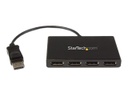 StarTech.com Splitter Multiplicador DP 1.2 a 4 puertos DisplayPort - Hub MST - Bifurcador de vídeo - 4 x DisplayPort - sobremesa - para P/N: SV231DPU34K, SVA5N3NEUA