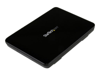 StarTech.com Caja USB 3.1 (10 Gbps) sin herramientas para DD/SSD SATA de 2,5" - Caja USB-C - Caja de almacenamiento - 2.5" - SATA 6Gb/s - 10 GBps - USB 3.1 (Gen 2) - negro