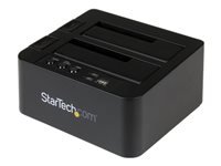 StarTech.com Base de Conexión Autónoma  USB 3.1 (10Gbps) para SSD/DD SATA de 2,5" y 3,5" - Dock con Función de Copiado Rápido - Duplicador de disco duro - 2 compartimentos (SATA-300) - para P/N: TBLT3MM1MA, TBLT3MM2M, TBLT3MM2MA