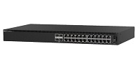 Dell EMC Networking N1124P-ON - Conmutador - Gestionado - 24 x 10/100/1000 (12 PoE+) + 4 x 10 Gigabit SFP+ - montaje en rack - PoE+ (190 W)