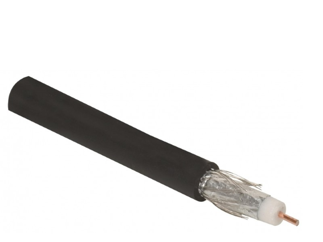 Honeywell - Coaxial Cable - RG6/U/1M/RL/60AL - 51191008 - Negro - Longitud de cable: 1000ft