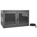 Tripp Lite 16-Port AC Charging Storage Station w/ Cart Options Chromebook Laptop Tablet - Carrito - para 16 portátiles - acero - negro - se puede instalar en la pared, escritorio, contador, se puede instalar en el suelo