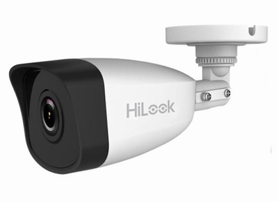 HiLook IP - Camara Bala 4MP H265+ - IPC-B140H - Sensor CMOS 1/3" - Resolucion 2560 x 1440 @ 20fps - IR 30 mts - Lente 2,8mm - Angulo 100° - IP67 - 1 RJ45 10M/100M Ethernet port - Funciones: BLC, dWDR, 3D DNR - PoE (Power over Ethernet) - ONVIF (Profile S, Profile G), ISAPI - Fabricación: Metal & Plastic