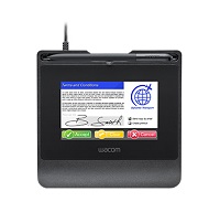 Wacom STU-540 - Terminal de firma con display LCD - 10.8 x 6.5 cm - electromagnético - cableado - serial, USB - negro