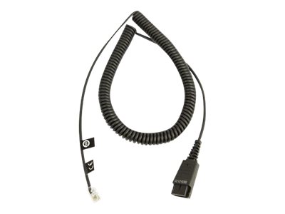 Jabra - Cable para auriculares - Desconexión rápida a RJ-11 (M) - 2 m