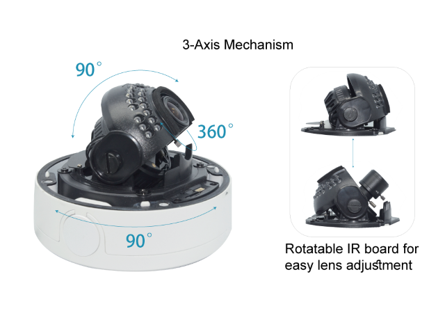 Provision ISR - DAI-280IP5MVF Cámara Domo 8 MP - Motorizada Varifocal 3-11MM - 25 metros - Sensor: 1/2.5" - WDR / BLC / HLC Real - Grabación local - Familia Eye Sight - Protección IP66 IK10 - Full analíticas (reconocimiento facial) - ONVIF - Garantía local: 2 años