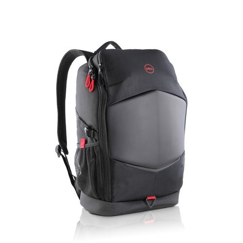 Dell Gaming Backpack 17 - Mochila para transporte de portátil - 17" - negro con panel frontal reflectante de arcoiris