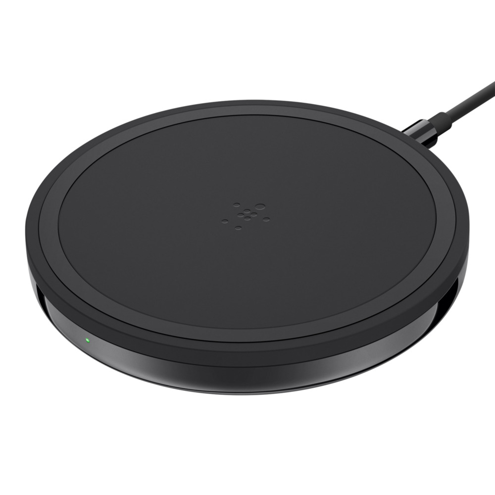 Belkin BOOST UP - Edición especial - alfombrilla de carga inalámbrica + adaptador de corriente CA - 7.5 vatios - negro, plata - para Apple iPhone 8, 8 Plus, X