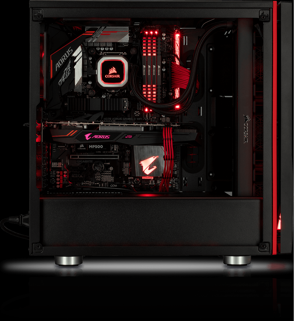 CORSAIR Carbide Series SPEC-06 - Torre - ATX - sin fuente de alimentación (ATX) - negro