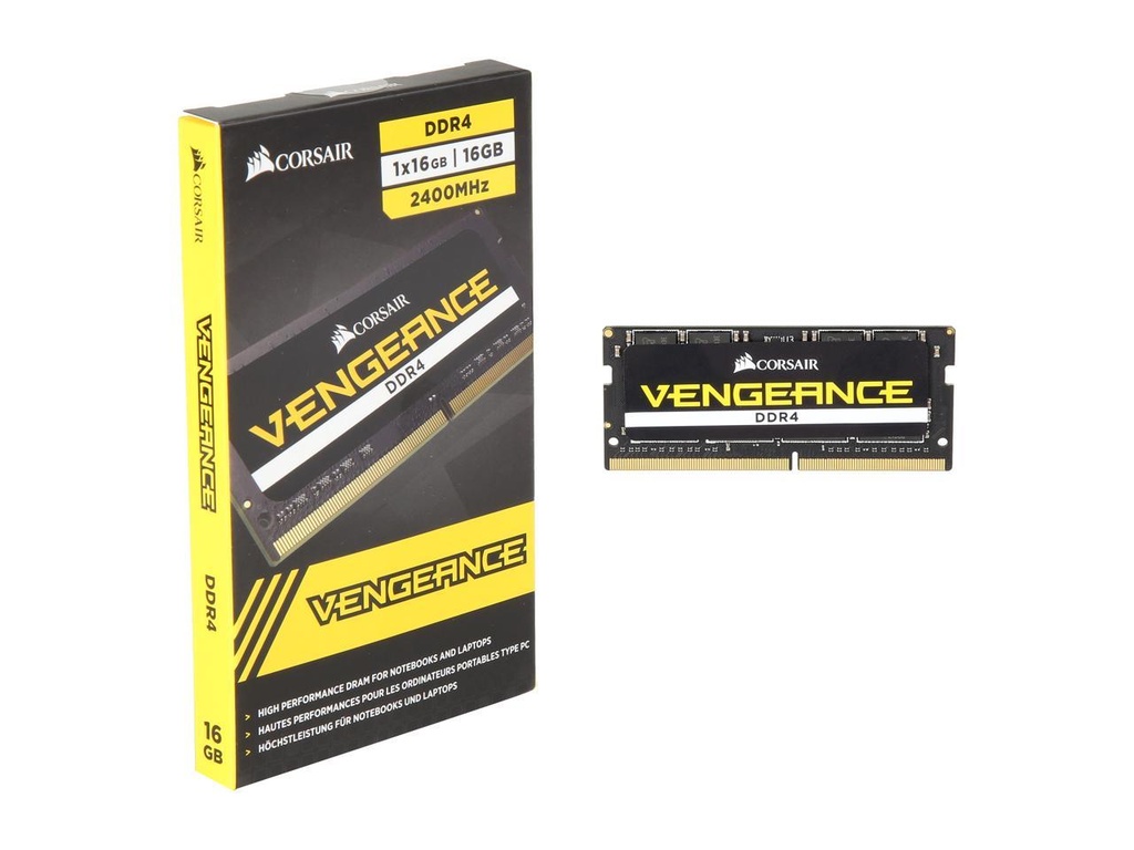 CORSAIR Vengeance - DDR4 - módulo - 16 GB - SO-DIMM de 260 espigas - 2400 MHz / PC4-19200 - CL16 - 1.2 V - sin búfer - no ECC