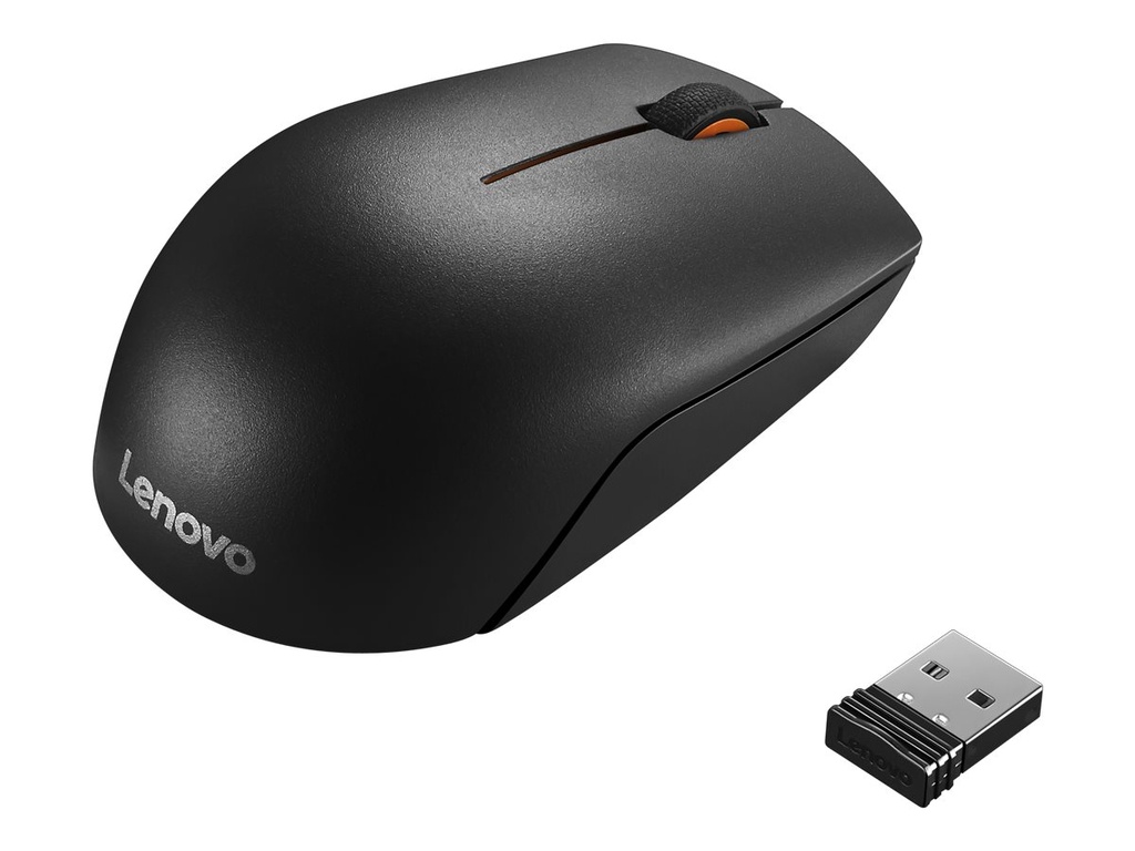 Lenovo 300 Wireless Compact - Ratón - 3 botones - inalámbrico - 2.4 GHz - receptor inalámbrico USB - al por menor - para IdeaPad Slim 7 14ARE05; ThinkBook 14 G3 ACL; 15 G3 ACL; V14 IGL; Yoga Slim 7 Pro 14