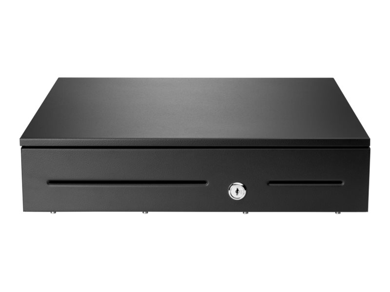 HP Value Cash Drawer - Caja registradora electrónica - negro - para Engage One Pro; Point of Sale System ap5000, rp203, rp3000, rp5000, rp5700, rp5800