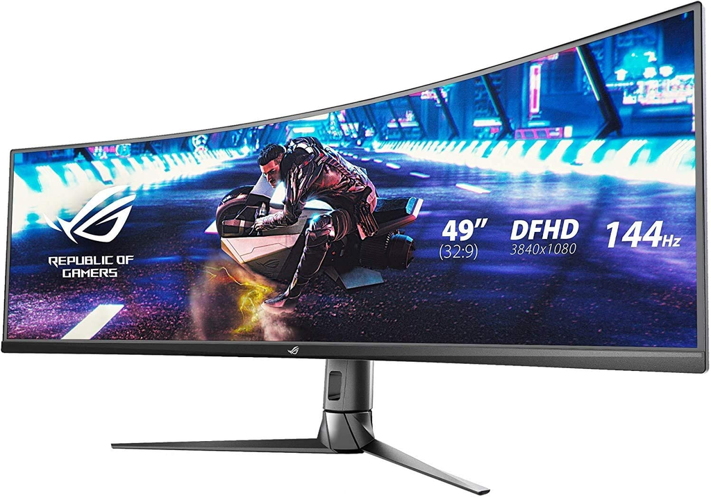 Asus Strix XG49VQ - WLED - Curved Screen - 49" - 3840 x 1080 - VA - HDMI / DisplayPort / USB - Black