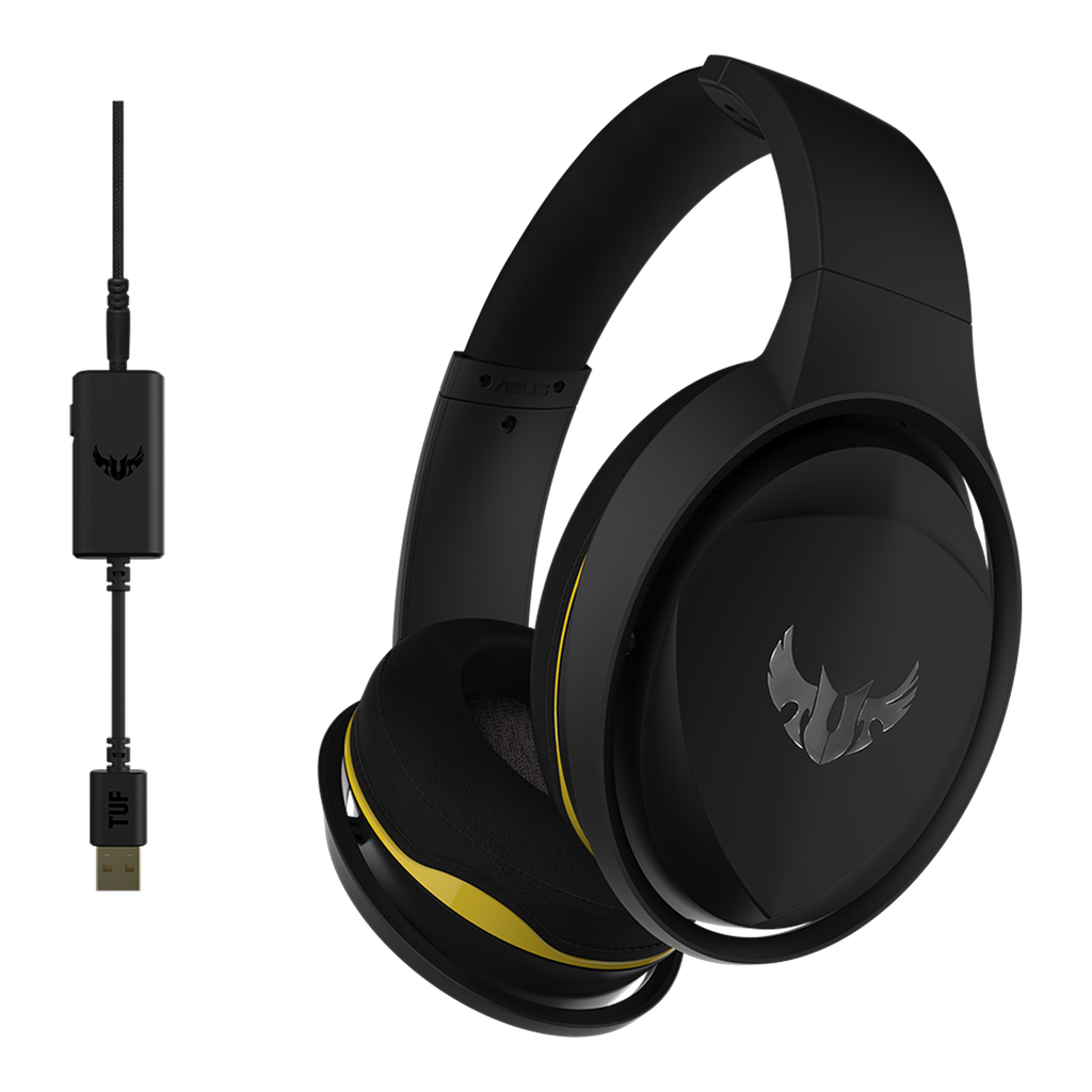 ASUS TUF Gaming H5 - Auricular - tamaño completo - cableado - USB, conector de 3,5 mm