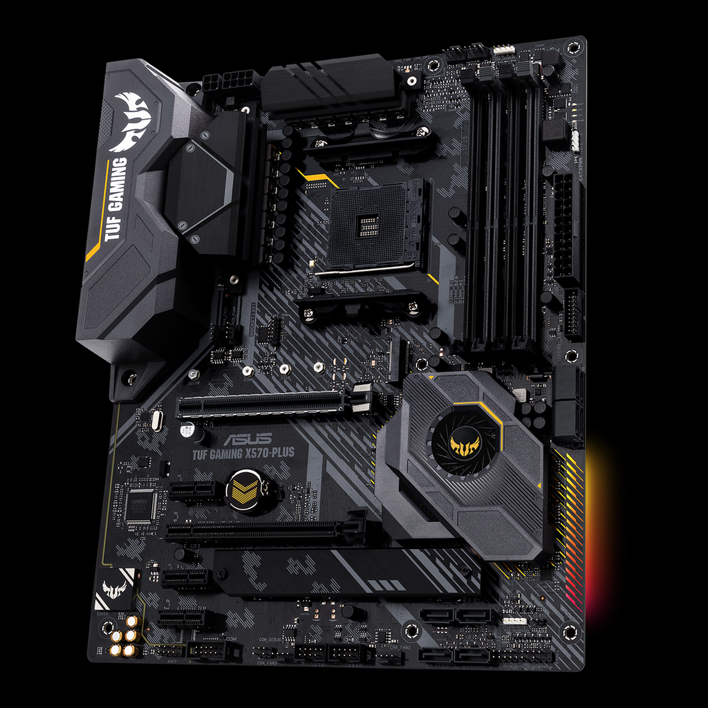 ASUS - TUF GAMINGX570-PLUS - Motherboard - ATX - Socket AM4 - AMD X570 - para A series / para Ryzen 7 / para Ryzen - AMD Radeon Vega - Sound card