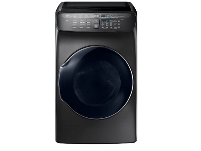 Samsung FlexWash WV27M9900AV - Lavadora - independiente - Wi-Fi - ancho: 68.6 cm - fondo: 86.4 cm - alto: 119.2 cm - carga separada delantera y superior - 140.2 litros + 27 litros - 24 kg + 3.5 kg - 1300 rpm - caviar negro