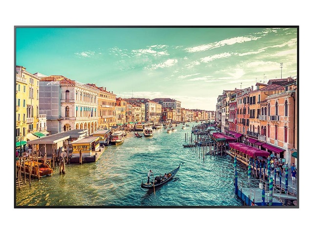 Samsung QM75R - 75" Clase diagonal QMR Series pantalla LCD con retroiluminación LED - señalización digital - Tizen OS 4.0 - 4K UHD (2160p) 3840 x 2160 - HDR