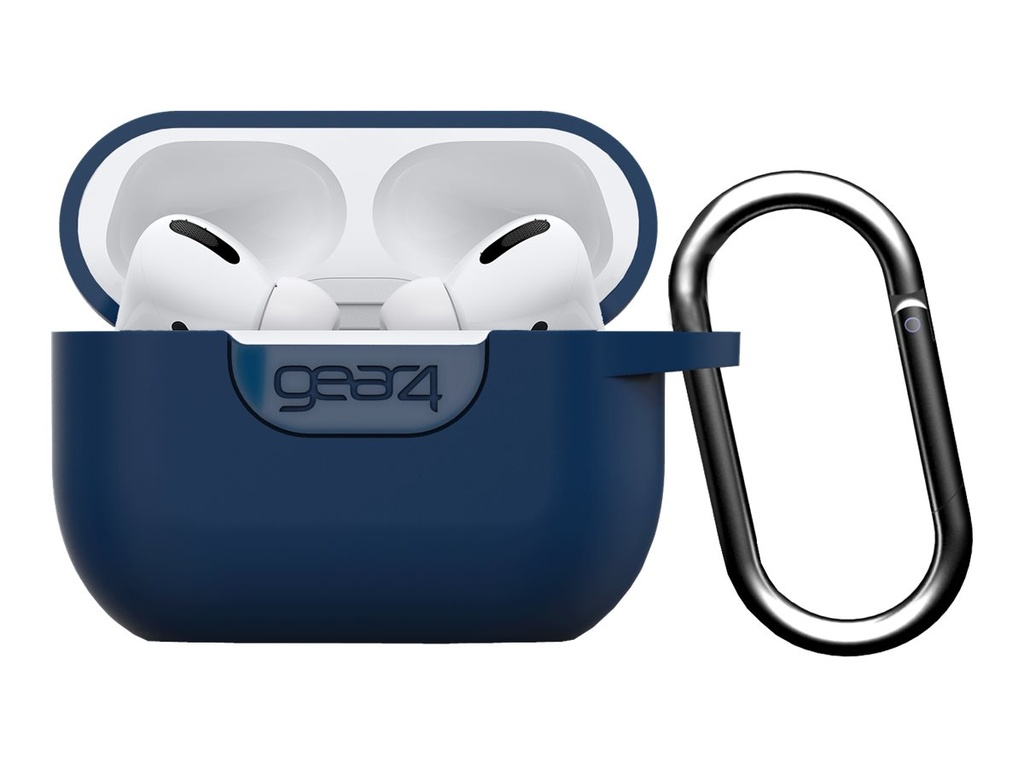Gear4 Apollo - Estuche para auriculares inalámbricos - silicona - azul índigo - para Apple AirPods Pro