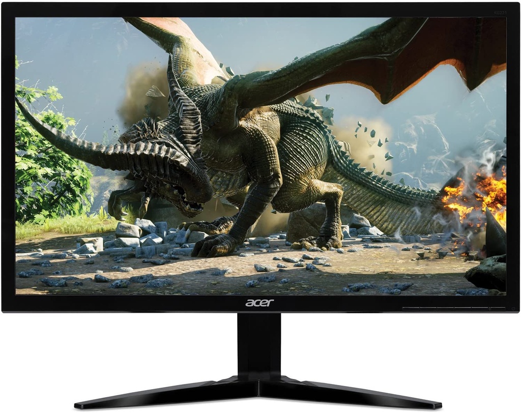 Acer KG221Q - Monitor LED - 21.5" - 1920 x 1080 Full HD (1080p) @ 75 Hz - TN - 200 cd/m² - 1 ms - HDMI, VGA - altavoces - negro
