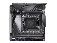 Gigabyte Z490I AORUS ULTRA - 1.X - placa base - mini ITX - Socket LGA1200 - Z490 - USB-C Gen2, USB-C Gen1, USB 3.2 Gen 1, USB 3.2 Gen 2 - 2.5 Gigabit LAN, Wi-Fi, Bluetooth - Tarjeta gráfica (CPU necesaria) - HD Audio (8-canales)