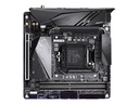 Gigabyte Z490I AORUS ULTRA - 1.X - placa base - mini ITX - Socket LGA1200 - Z490 - USB-C Gen2, USB-C Gen1, USB 3.2 Gen 1, USB 3.2 Gen 2 - 2.5 Gigabit LAN, Wi-Fi, Bluetooth - Tarjeta gráfica (CPU necesaria) - HD Audio (8-canales)