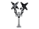 StarTech.com Brazo de Soporte de Escritorio Articulado VESA para 2 Monitores de hasta 27 Pulgadas - con Montura para Grommet - con Mordaza - Kit de montaje - para 2 pantallas LCD (brazo ajustable) - aluminio - plata - tamaño de pantalla: 13"-27" - montable en escritorio
