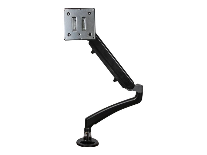 StarTech.com Brazo soporte articulado delgado con gestión de cableado para monitor - Montaje en escritorio u ojal de perforación - Kit de montaje - para pantalla LCD (brazo ajustable) - plástico, acero - negro - tamaño de pantalla: 26" - montable en escritorio - para P/N: ARMSTS, ARMSTSLG, STSCART