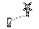 StarTech.com Brazo de Montaje en Pared para Soporte de Monitores VESA de hasta 30"- con Brazo Articulado de 52cm - Premium - ARMWALLDSLP - Abrazadera para pantalla LCD (brazo ajustable) - aluminio - plata - tamaño de pantalla: 13"-30" - se puede instalar en la pared
