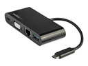 StarTech.com Replicador de Puertos USB-C para Portátiles - Docking Station USB Tipo C VGA GbE con Puerto USB 3.0 - Win Mac Chrome - Estación de conexión - USB-C - VGA - GigE