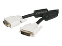 StarTech.com Cable de 10m DVI-D de Doble Enlace - Cable de Vídeo Digital para Monitor DVI-D Macho a Macho - Negro - 2560x1600 - Cable DVI - enlace doble - DVI-D (M) a DVI-D (M) - 10 m