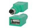 StarTech.com Adaptador Conversor para Ratón USB a PS/2 - Hembra a Macho - Adaptador para ratón - PS/2 (M) a USB (H)