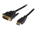 StarTech.com Cable HDMI a DVI 1m - DVI-D Macho - HDMI Macho - Adaptador - Negro - Cable de vídeo - HDMI (M) a DVI-D (M) - 1 m - blindado - negro