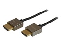 StarTech.com Cable HDMI de alta velocidad de 2m - Cable Serie Pro Ultra HD 4k x 2k con Extremos de Metal - Cable HDMI - HDMI (M) a HDMI (M) - 2 m - doble blindado - negro - compatibilidad con 4K