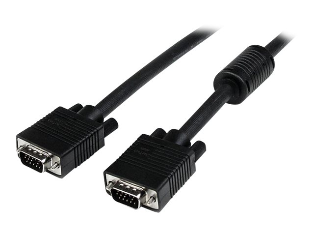 StarTech.com Cable de 10m de Vídeo VGA Coaxial de Alta Resolución para Monitor - HD15 Macho - HD15 Macho - Cable VGA - HD-15 (VGA) (M) a HD-15 (VGA) (M) - 10 m - moldeado - negro
