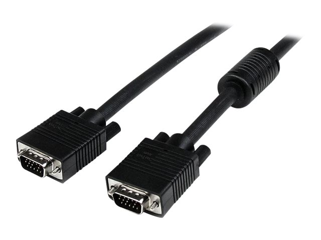 StarTech.com Cable Coaxial de Vídeo de Alta Resolución para Monitor de Ordenador de 7 metros VGA - 2x HD15 Macho - Negro - Cable VGA - HD-15 (VGA) (M) a HD-15 (VGA) (M) - 7 m - moldeado - negro