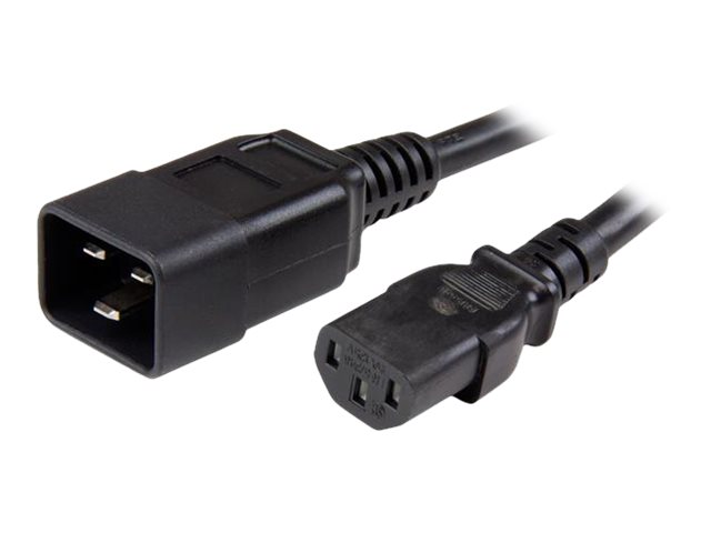 StarTech.com Cable de 1,8m C13 a C20 de servicio pesado de 2,5mm2  para alimentación de ordenadores - Cable de alimentación - IEC 60320 C20 a IEC 60320 C13 - CA 110 V - 1.8 m - negro - para P/N: RKCOND17HD